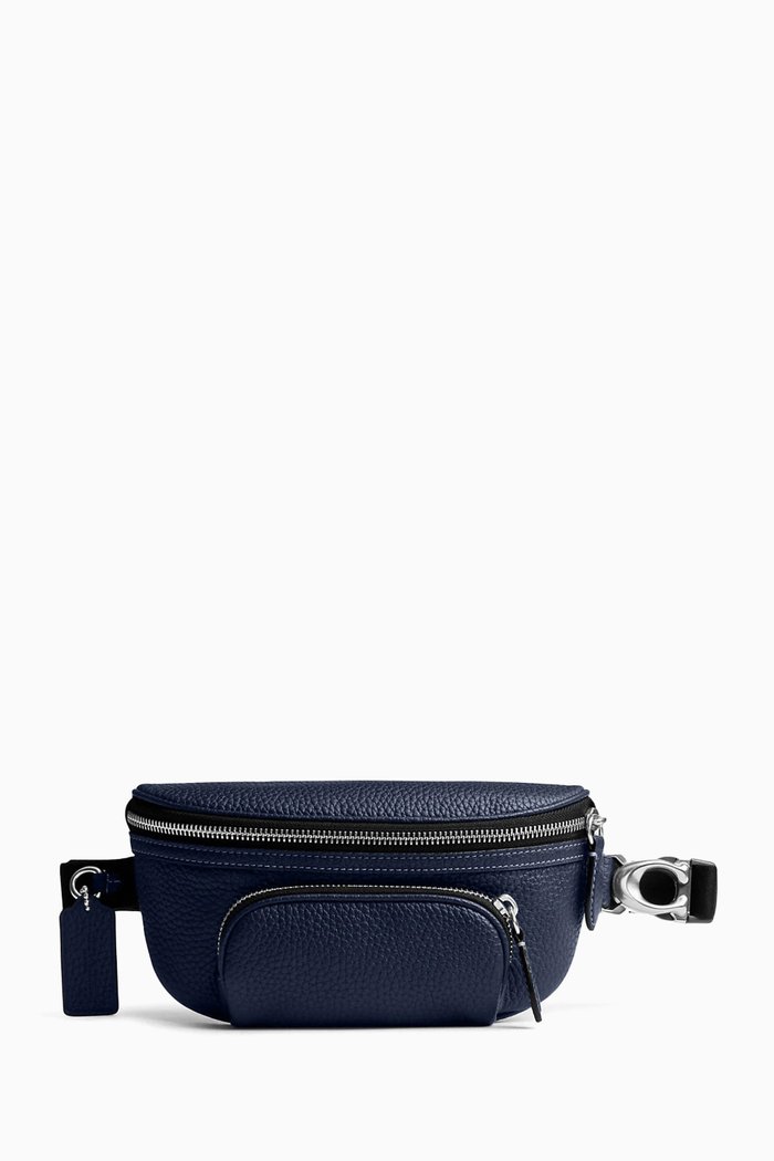 

Beck Belt Bag in Leather, Blue