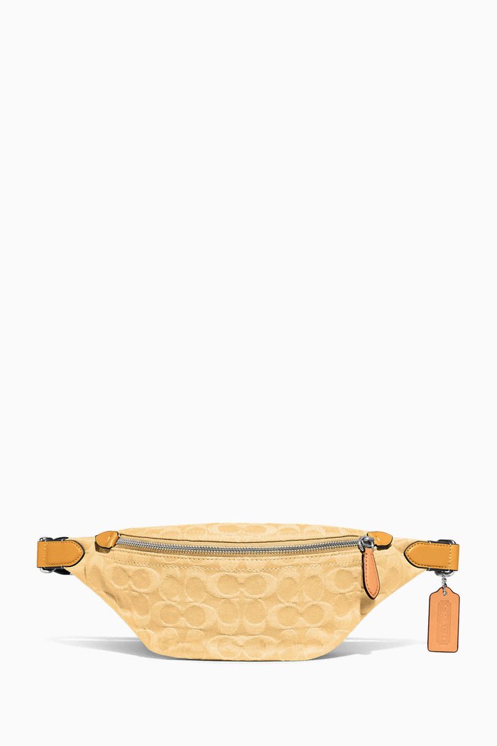 

Charter Belt Bag 7 In Signature Denim, Yellow