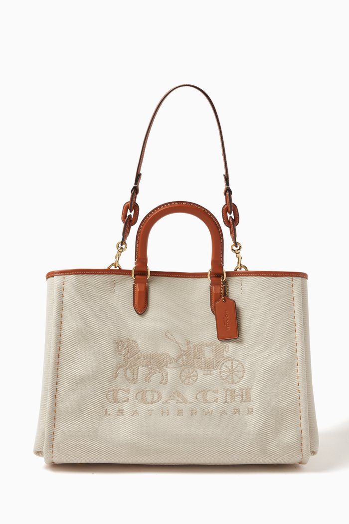 

Reese Tote Bag in Canvas, Neutral