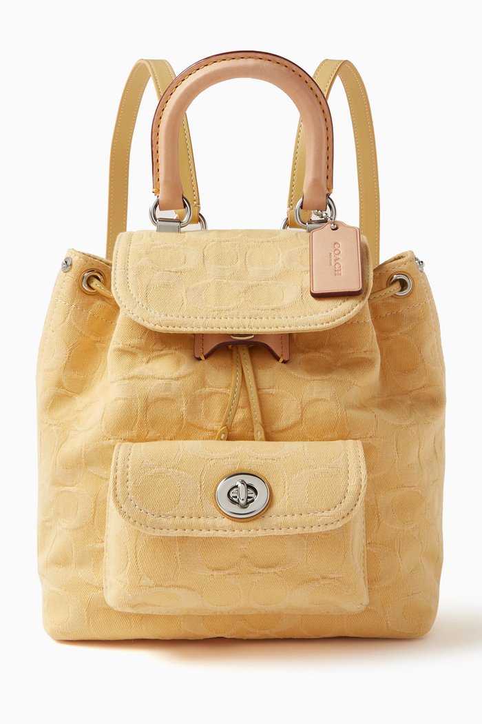 

Riya Backpack 21 in Signature Denim, Yellow