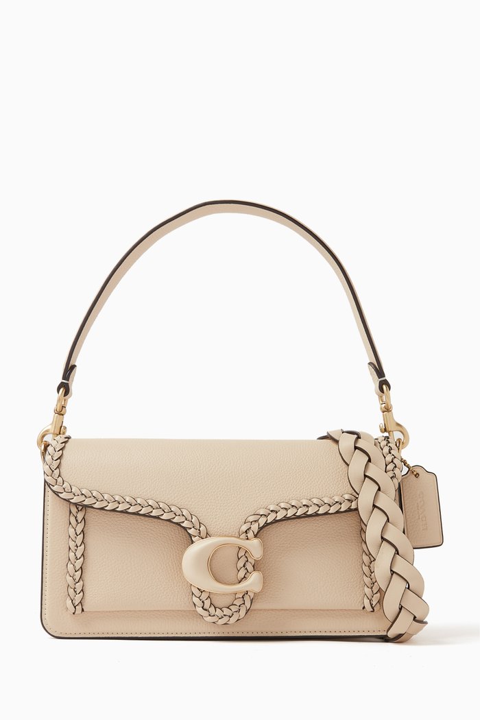 Tabby 26 Shoulder Bag in Leather, White