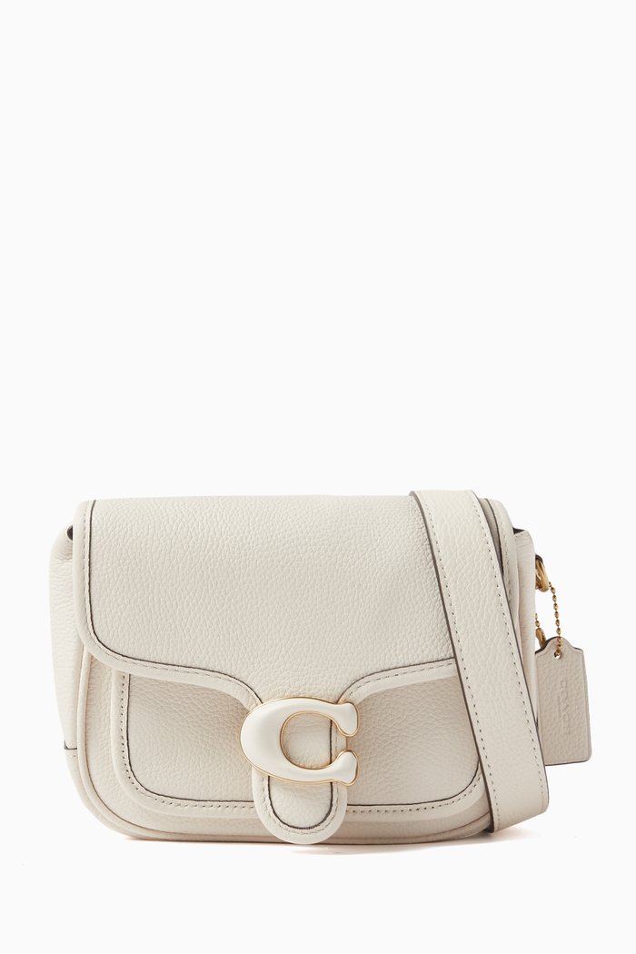 

Tabby Messenger 19 in Pebble Leather, White