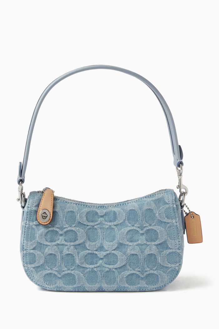 

Swinger 20 Shoulder Bag in Denim, Blue