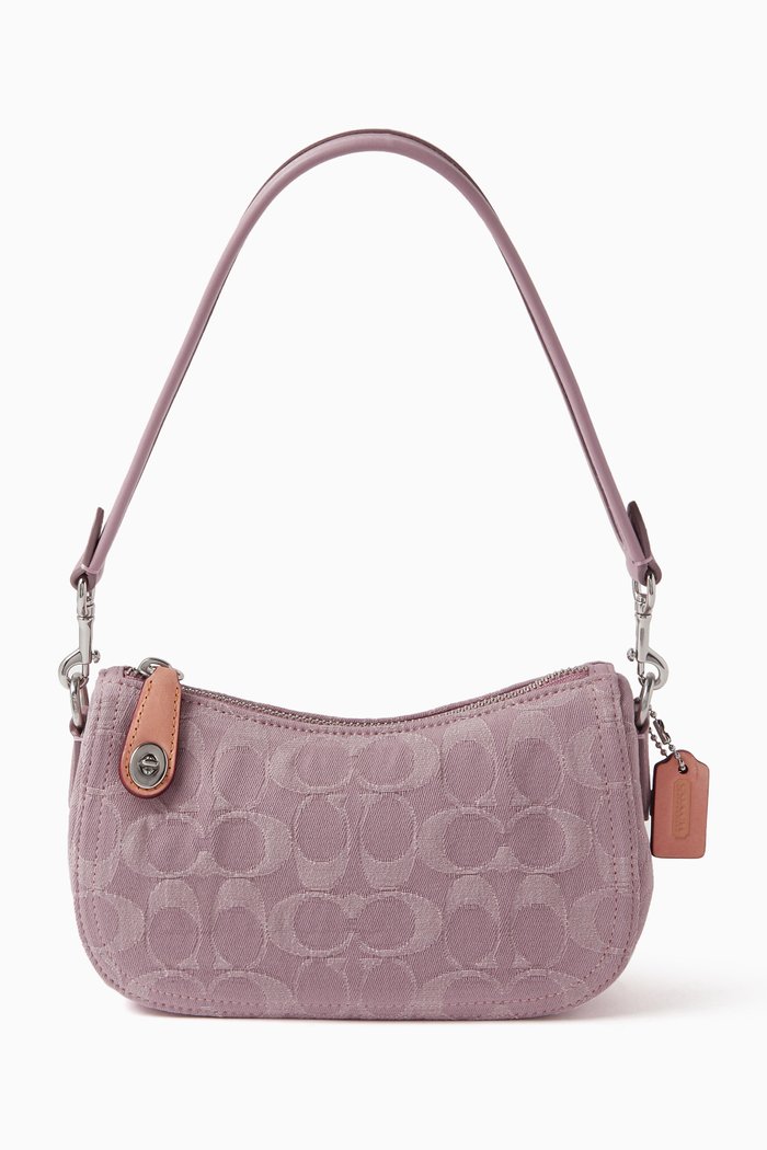 

Swinger 20 Shoulder Bag in Denim, Purple