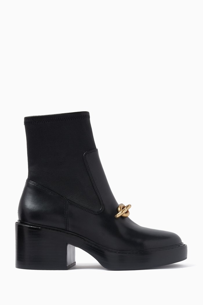 

Kenna Ankle Boots in Leather, Black