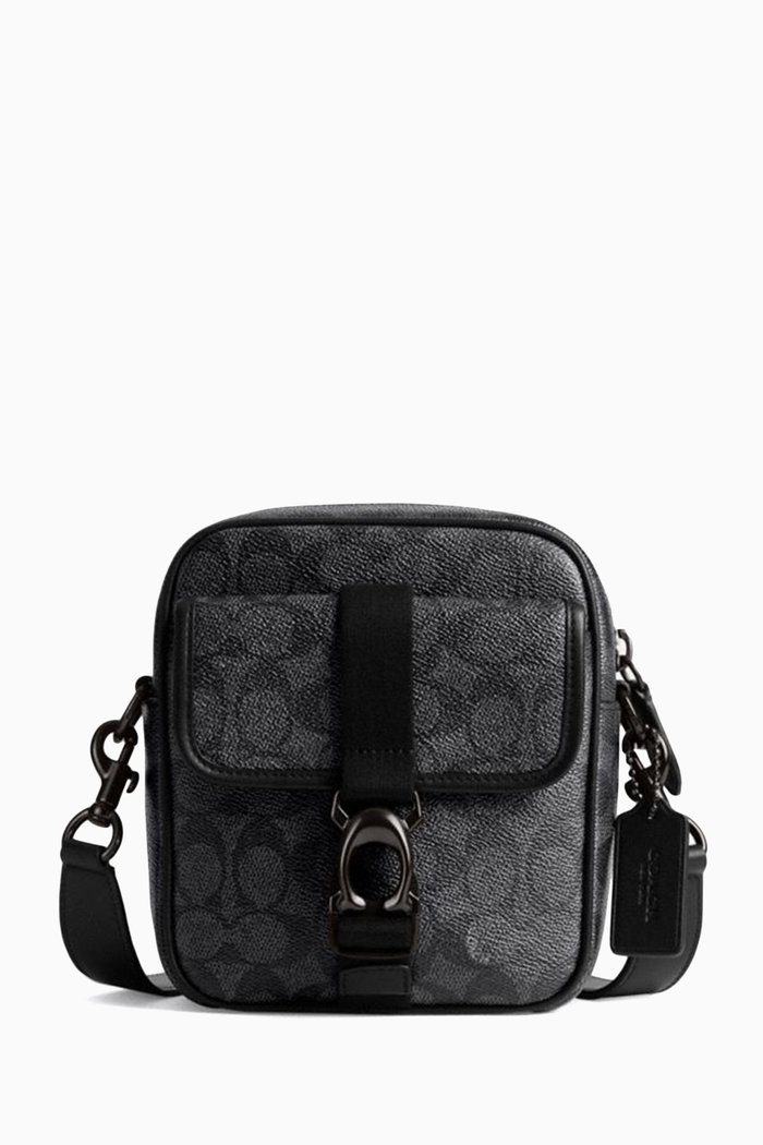 Beck Bag in Canvas, Grey