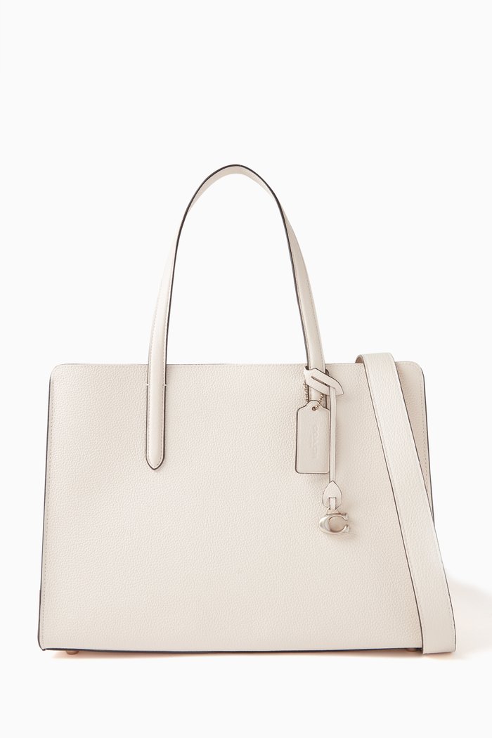 

Carter Caryall Bag in Leather, White