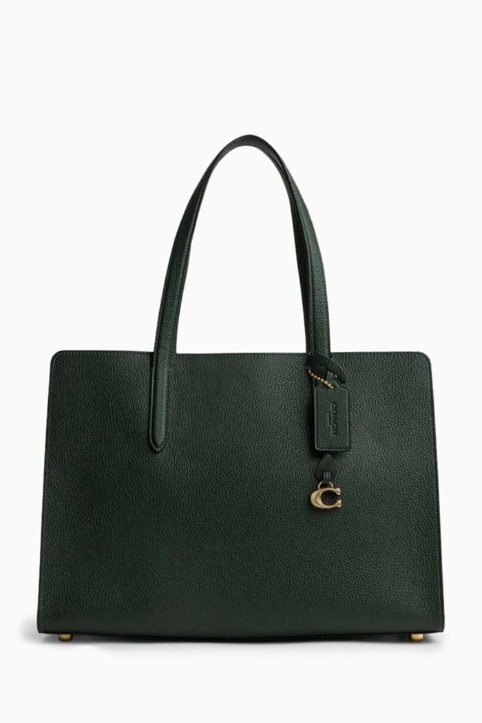 

Carter Caryall Bag in Leather, Green