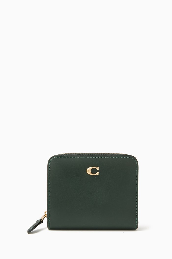 

Billfold Wallet in Leather, Green