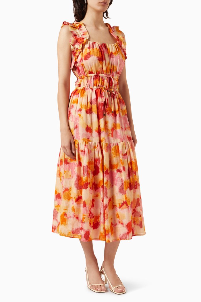 Never Ending Summer Midi Dress, Orange