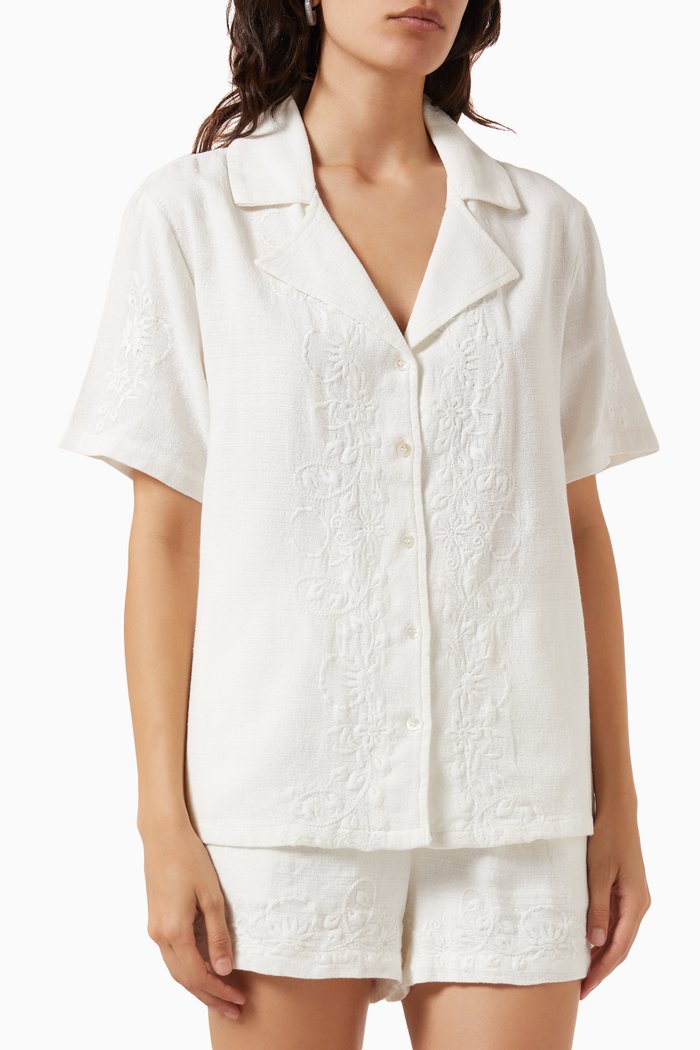

Solace Shirt in Cotton, Neutral