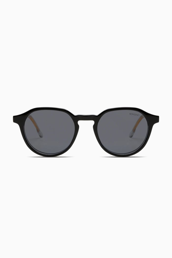 

Nigel Round Sunglasses in Acetate, Black