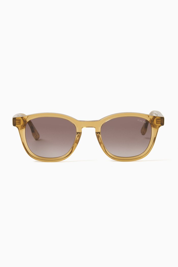 

Evan Square Sunglasses in Acetate, Brown