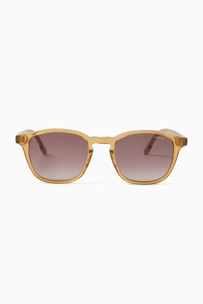 

Romeo Square Sunglasses in Acetate, Brown