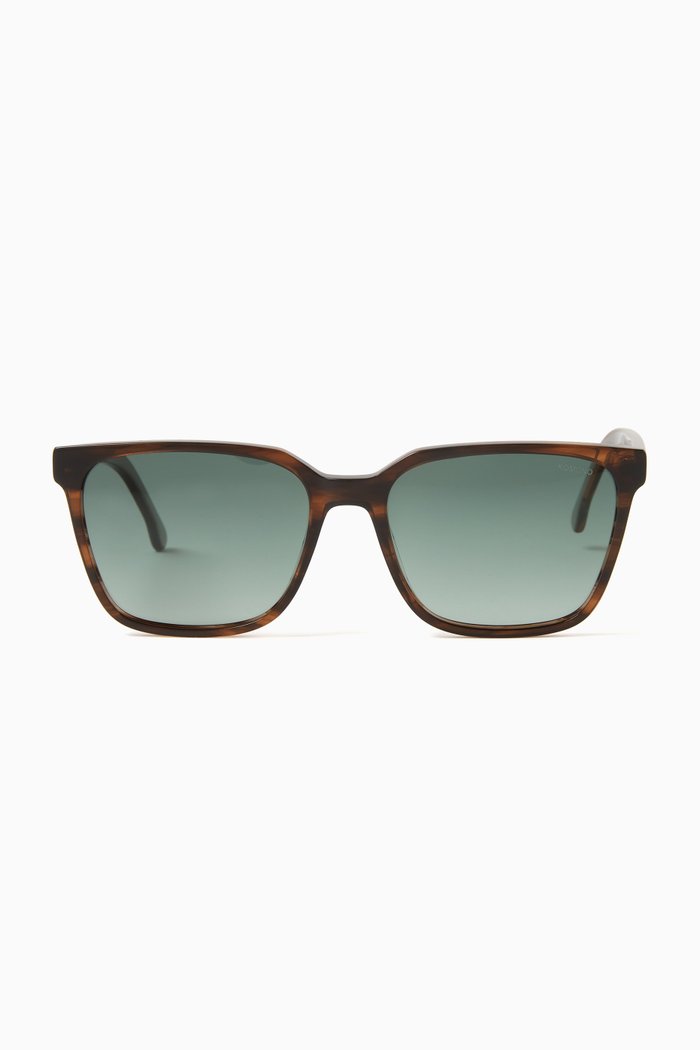 

Cole Square Sunglasses in Acetate, Brown