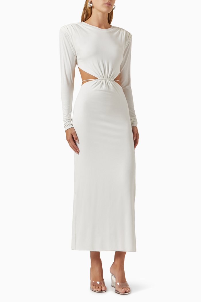 

Patricia On A Saturday Night Dress in Viscose, White