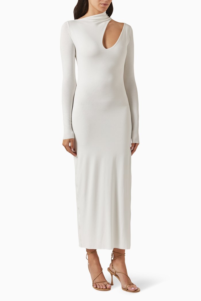 

Bambina Maxi Dress in Viscose-blend, Neutral