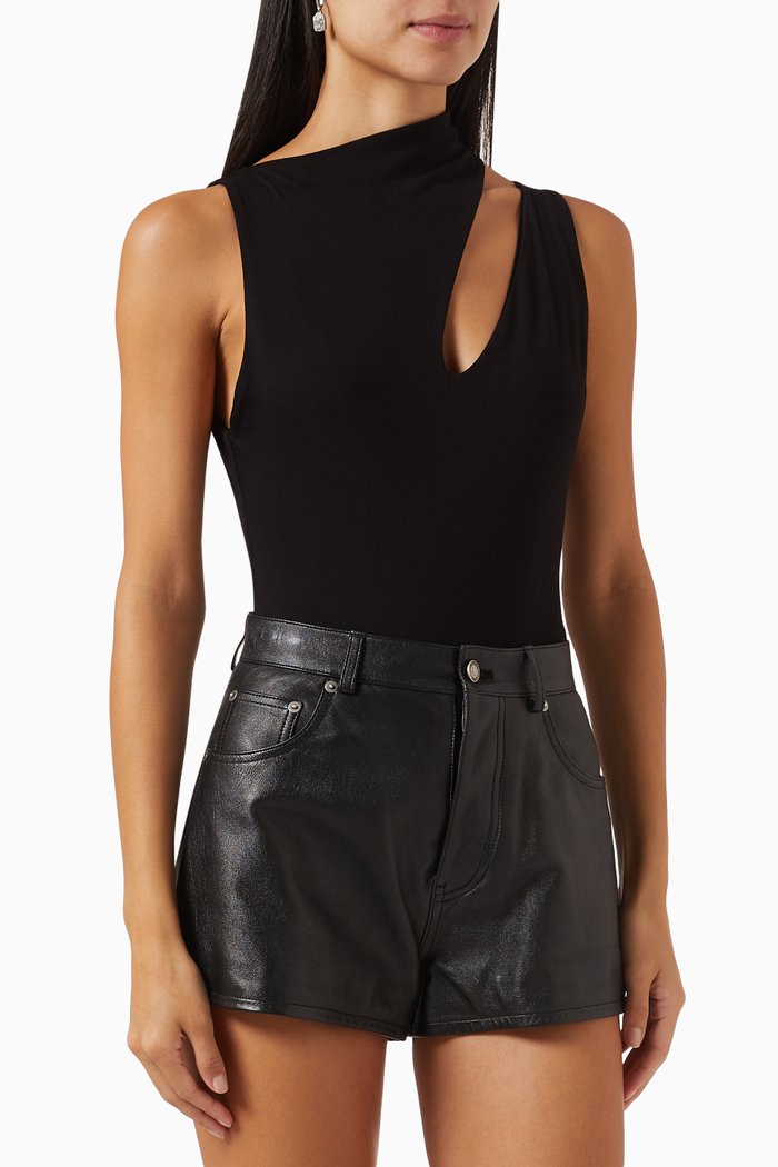 

Bambina Bodysuit in Viscose-blend, Black