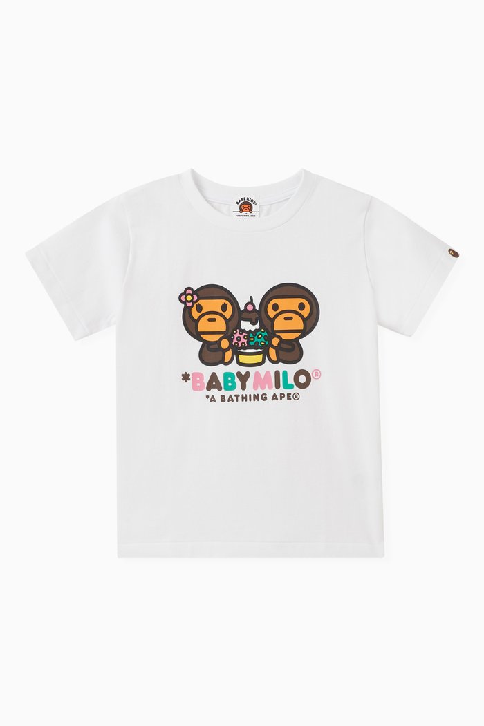

Graphic-print T-shirt in Cotton, White