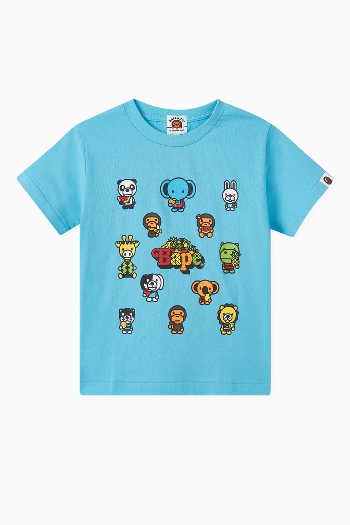

Graphic-print T-shirt in Cotton, Multicolour