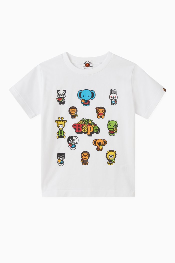 

Graphic-print T-shirt in Cotton, White