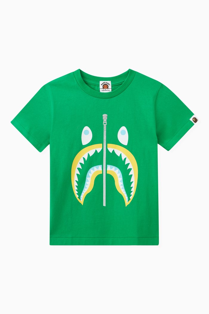 

Colour Shark T-shirt in Cotton-jersey, Green