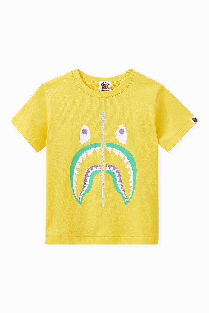 

Colour Shark T-shirt in Cotton-jersey, Yellow