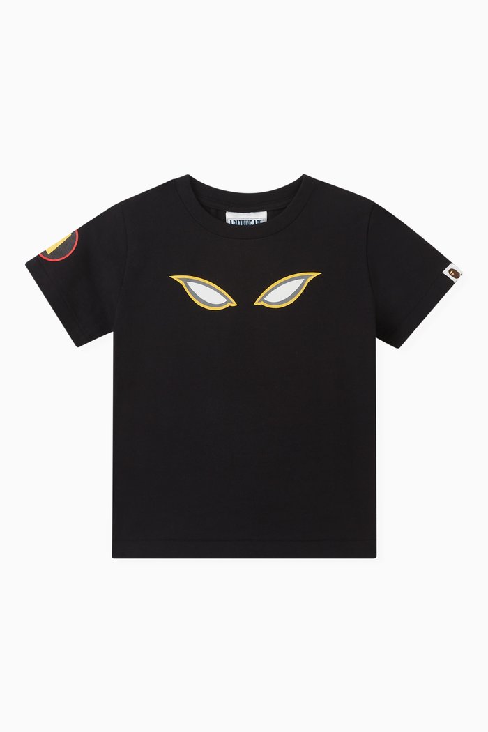 

Graphic-print T-shirt in Cotton, Black