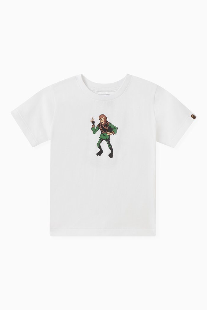 

Graphic-print T-shirt in Cotton, White