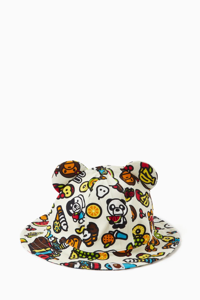 

Baby Milo Fruits Hat in Cotton, White