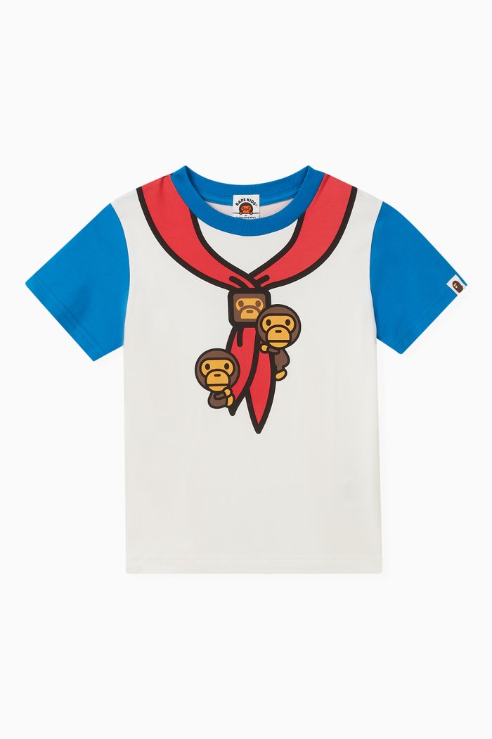 

Milo Boy Scout-print T-shirt in Cotton, Blue