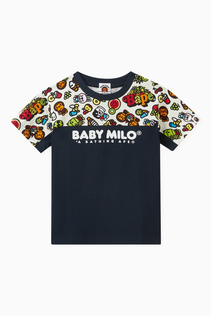 

Baby Milo Mixed Fruit T-shirt in Cotton-blend, Blue