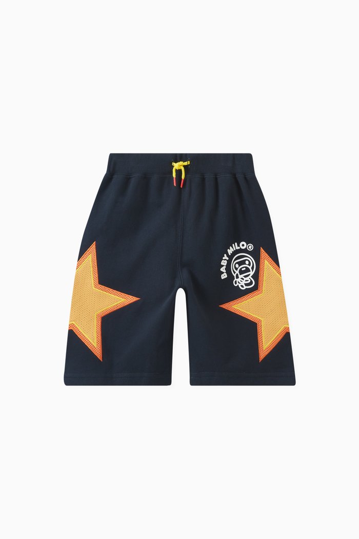 

Baby Milo Star Shorts in Cotton, Blue