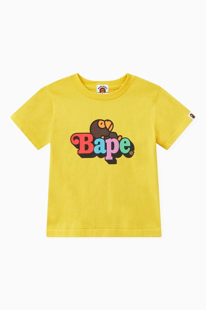 

Colors Milo Logo T-shirt in Cotton, Yellow