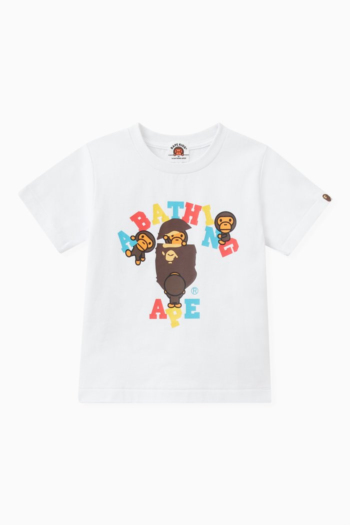 

Colors College Milo Logo T-shirt in Cotton, White