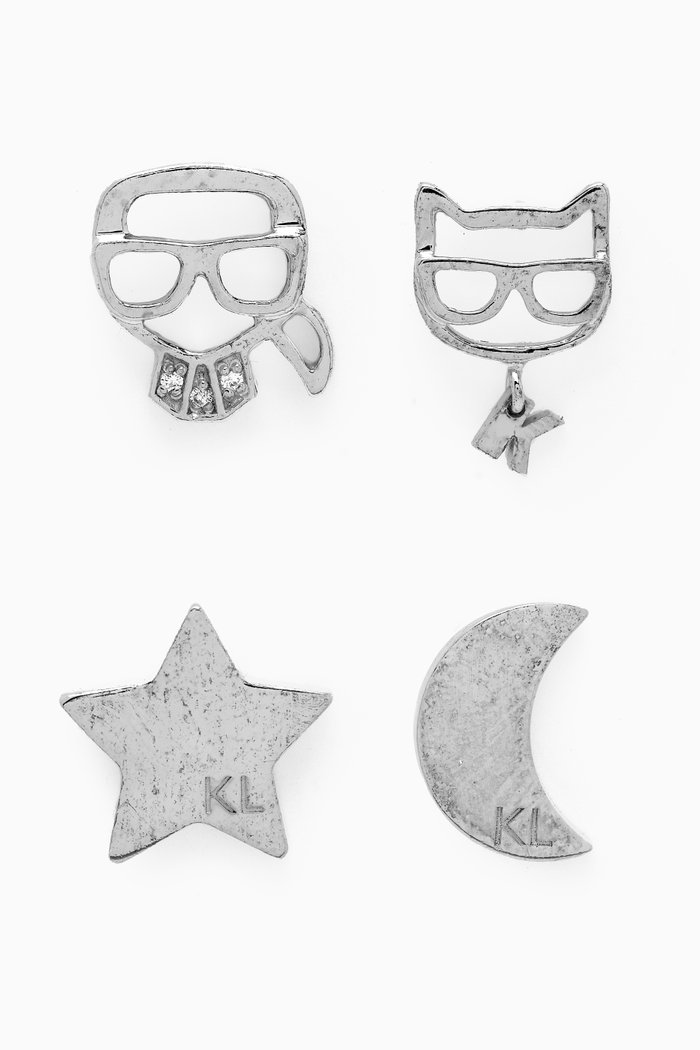 

K/Ikonik Star Earring Set in Sterling Silver