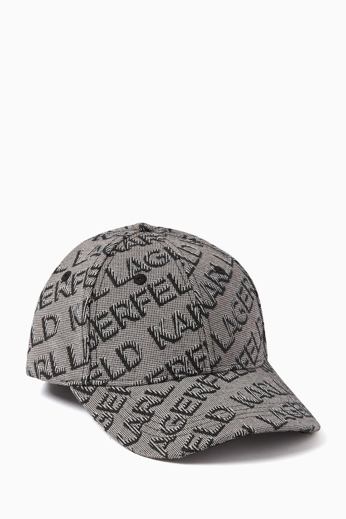 

K/Essential Cap in Denim Jacquard, Black
