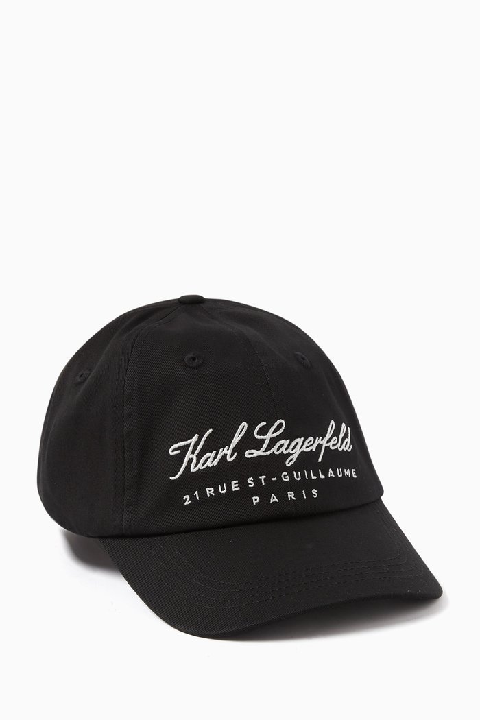 

Hotel Karl Cap in Recycled Cotton, Black