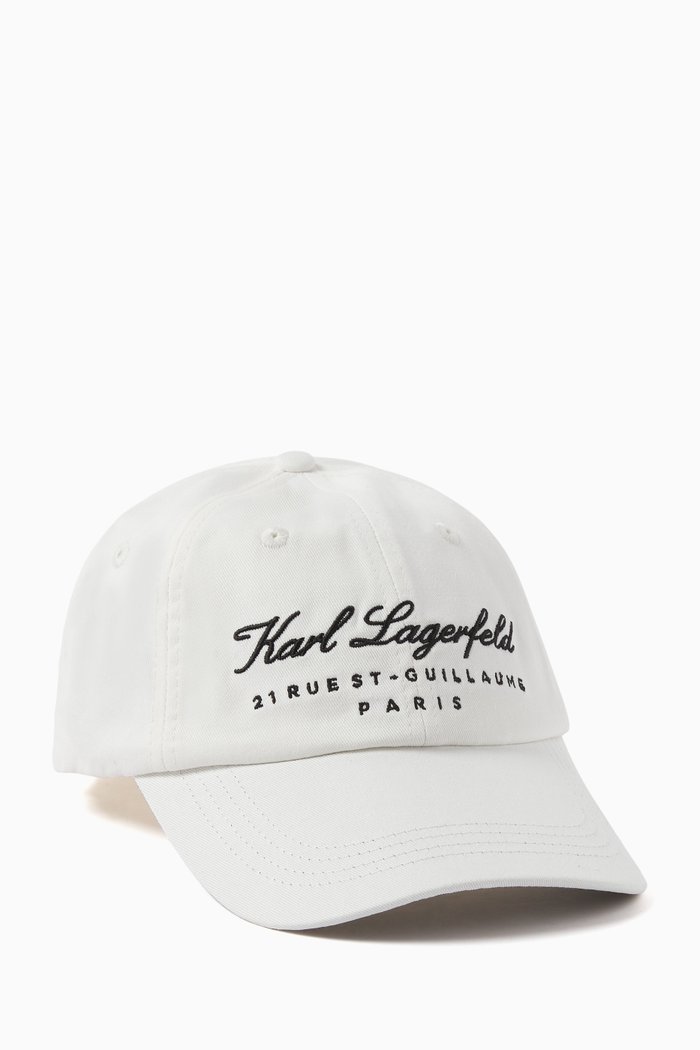 

Hotel Karl Cap in Recycled Cotton, White
