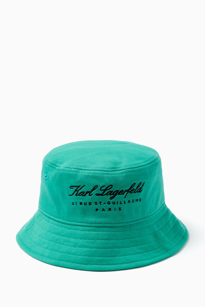 

Hotel Karl Bucket Hat in Gabardine, Gold
