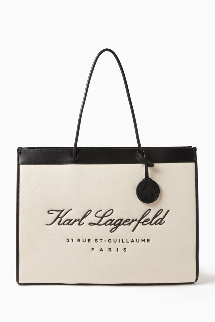

Hotel Karl Tote Bag in Recycled Cotton-canvas, Multicolour