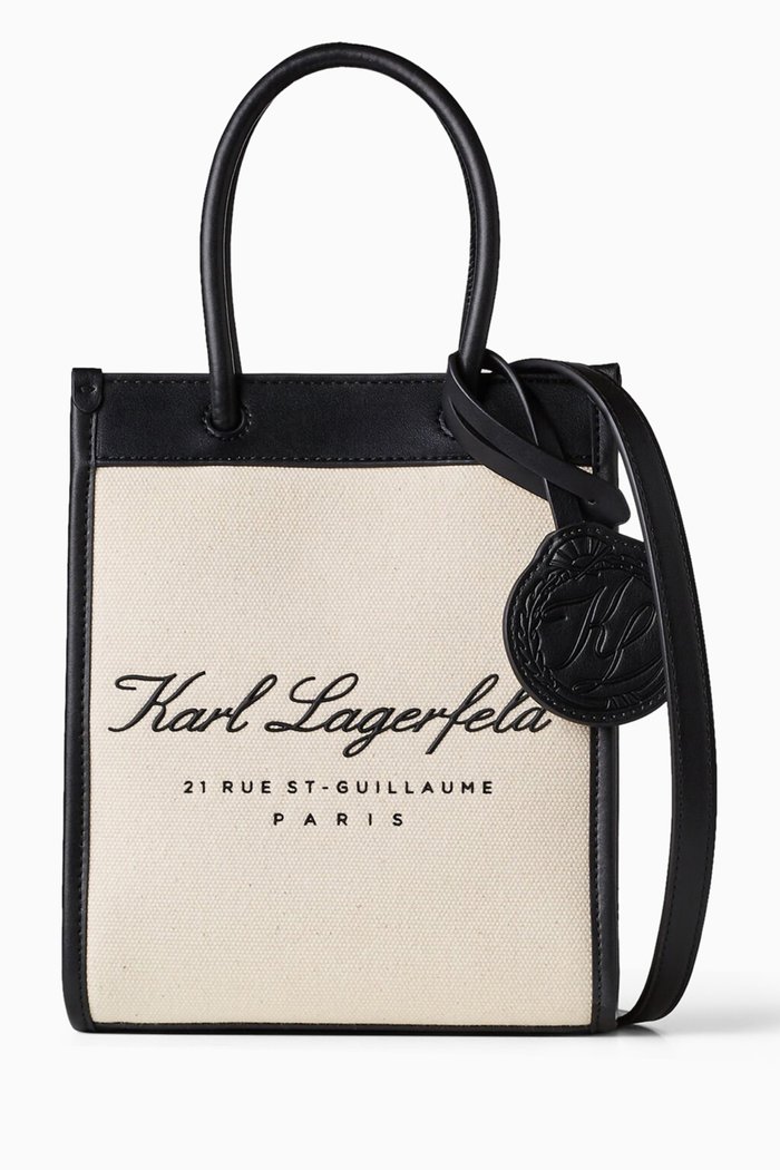 

Small Hotel Karl Tote Bag in Recycled Cotton-canvas, Multicolour