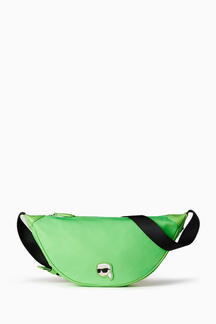 

K/Ikonik Moon Belt Bag in Recycled-nylon, Green