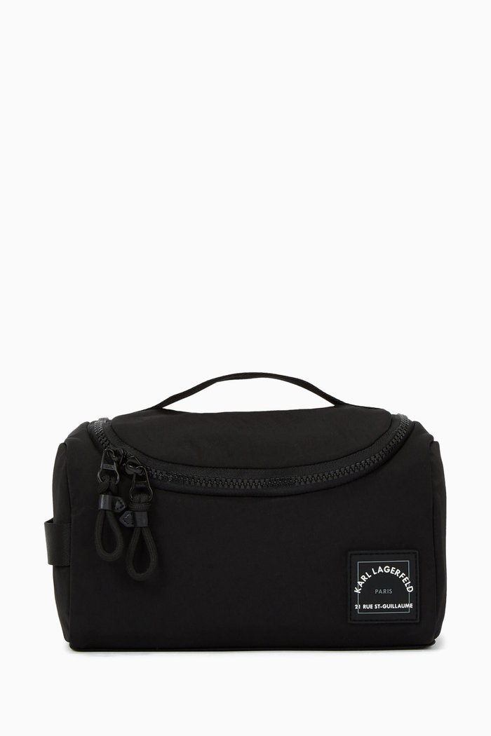 K/Rsg Washbag in Nylon, Black