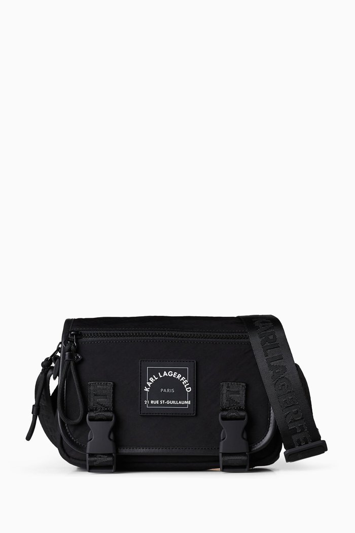 

K/Rsg Messenger Bag in Nylon, Black