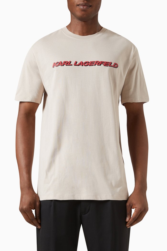 

Logo T-shirt in Cotton Jersey, Grey
