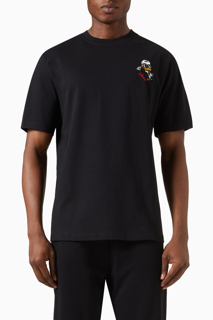 

x Disney T-shirt in Cotton Jersey, Black