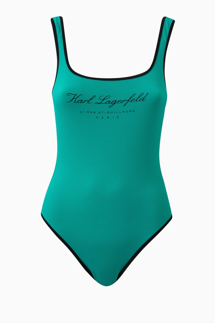

Hotel Karl One-piece Swimsuit, Green