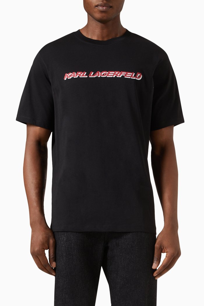 

Logo T-shirt in Cotton Jersey, Black