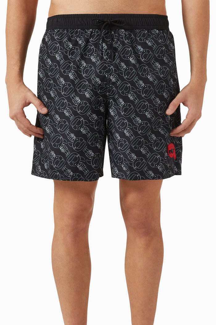 

Ikonik 2.0 Swim Shorts in Polyester, Black